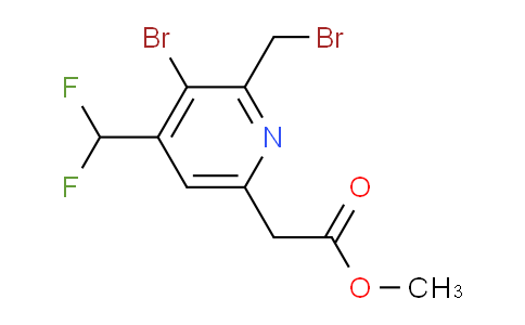 AM121998 | 1806974-48-0 | Methyl 3-bromo-2-(bromomethyl)-4-(difluoromethyl)pyridine-6-acetate