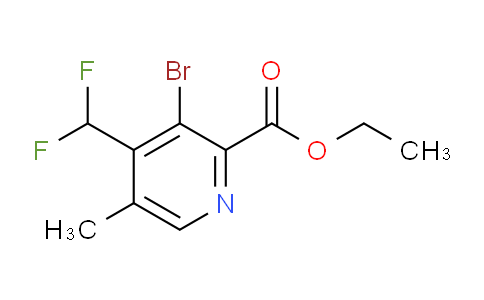 AM121999 | 1805169-18-9 | Ethyl 3-bromo-4-(difluoromethyl)-5-methylpyridine-2-carboxylate