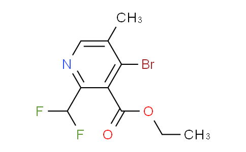AM122011 | 1805936-47-3 | Ethyl 4-bromo-2-(difluoromethyl)-5-methylpyridine-3-carboxylate