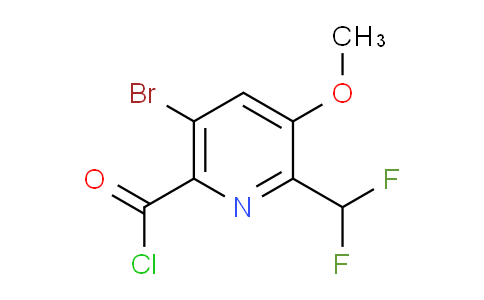 5-Bromo-2-(difluoromethyl)-3-methoxypyridine-6-carbonyl chloride