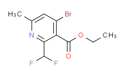 AM122013 | 1805436-55-8 | Ethyl 4-bromo-2-(difluoromethyl)-6-methylpyridine-3-carboxylate
