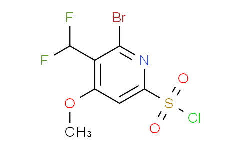 2-Bromo-3-(difluoromethyl)-4-methoxypyridine-6-sulfonyl chloride