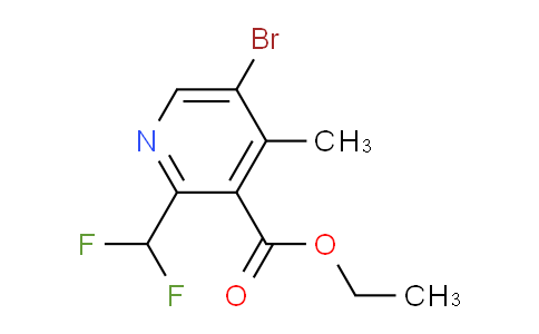 AM122018 | 1805169-26-9 | Ethyl 5-bromo-2-(difluoromethyl)-4-methylpyridine-3-carboxylate