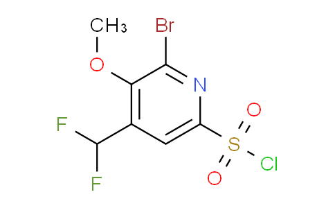 2-Bromo-4-(difluoromethyl)-3-methoxypyridine-6-sulfonyl chloride