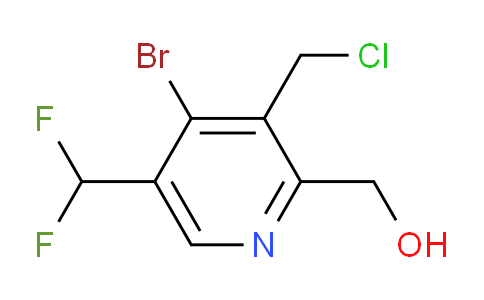 4-Bromo-3-(chloromethyl)-5-(difluoromethyl)pyridine-2-methanol