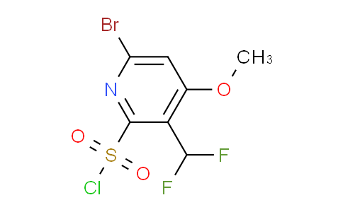 6-Bromo-3-(difluoromethyl)-4-methoxypyridine-2-sulfonyl chloride