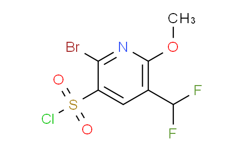2-Bromo-5-(difluoromethyl)-6-methoxypyridine-3-sulfonyl chloride