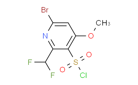 6-Bromo-2-(difluoromethyl)-4-methoxypyridine-3-sulfonyl chloride