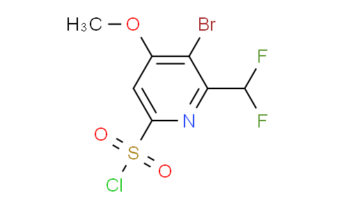 AM122037 | 1804463-43-1 | 3-Bromo-2-(difluoromethyl)-4-methoxypyridine-6-sulfonyl chloride