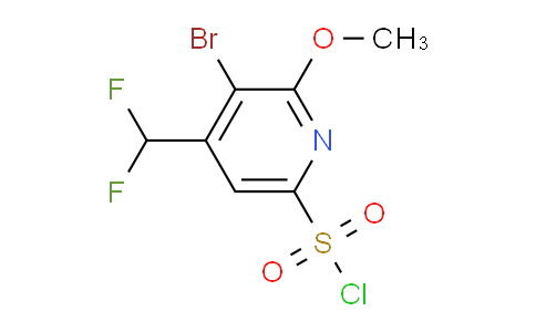 AM122041 | 1805427-17-1 | 3-Bromo-4-(difluoromethyl)-2-methoxypyridine-6-sulfonyl chloride