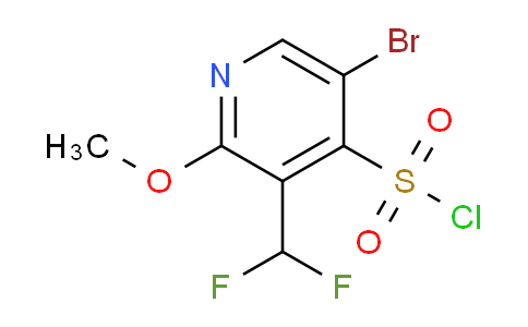 5-Bromo-3-(difluoromethyl)-2-methoxypyridine-4-sulfonyl chloride