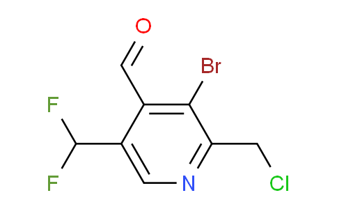 AM122057 | 1805391-57-4 | 3-Bromo-2-(chloromethyl)-5-(difluoromethyl)pyridine-4-carboxaldehyde