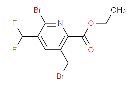 AM122059 | 1805257-98-0 | Ethyl 2-bromo-5-(bromomethyl)-3-(difluoromethyl)pyridine-6-carboxylate