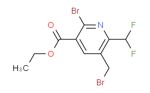 AM122061 | 1805258-04-1 | Ethyl 2-bromo-5-(bromomethyl)-6-(difluoromethyl)pyridine-3-carboxylate