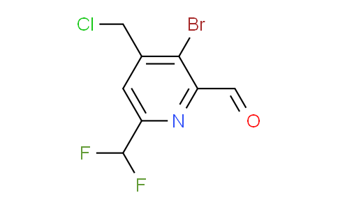 AM122064 | 1805385-34-5 | 3-Bromo-4-(chloromethyl)-6-(difluoromethyl)pyridine-2-carboxaldehyde