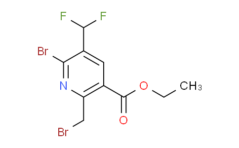 AM122065 | 1807001-40-6 | Ethyl 2-bromo-6-(bromomethyl)-3-(difluoromethyl)pyridine-5-carboxylate