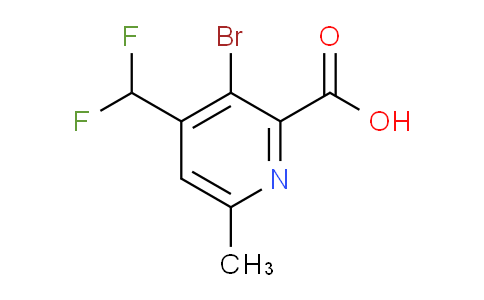 AM122067 | 1806914-93-1 | 3-Bromo-4-(difluoromethyl)-6-methylpyridine-2-carboxylic acid