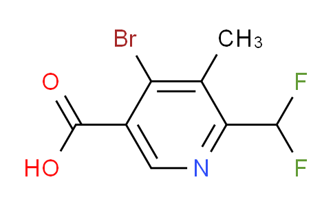 AM122071 | 1806994-17-1 | 4-Bromo-2-(difluoromethyl)-3-methylpyridine-5-carboxylic acid