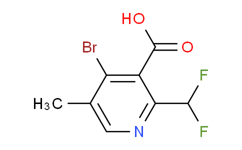 AM122072 | 1806994-21-7 | 4-Bromo-2-(difluoromethyl)-5-methylpyridine-3-carboxylic acid