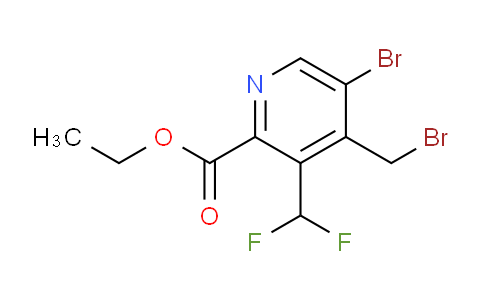 AM122080 | 1805367-86-5 | Ethyl 5-bromo-4-(bromomethyl)-3-(difluoromethyl)pyridine-2-carboxylate