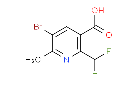 AM122083 | 1806915-38-7 | 3-Bromo-6-(difluoromethyl)-2-methylpyridine-5-carboxylic acid