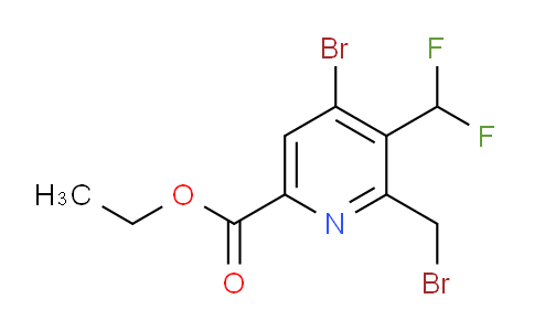 AM122091 | 1807001-48-4 | Ethyl 4-bromo-2-(bromomethyl)-3-(difluoromethyl)pyridine-6-carboxylate