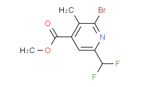 AM122100 | 1806854-74-9 | Methyl 2-bromo-6-(difluoromethyl)-3-methylpyridine-4-carboxylate