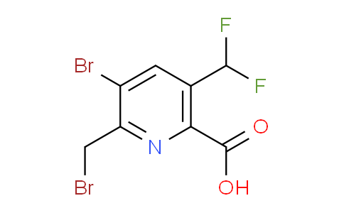 AM122102 | 1805954-02-2 | 3-Bromo-2-(bromomethyl)-5-(difluoromethyl)pyridine-6-carboxylic acid