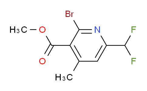 AM122105 | 1806865-95-1 | Methyl 2-bromo-6-(difluoromethyl)-4-methylpyridine-3-carboxylate