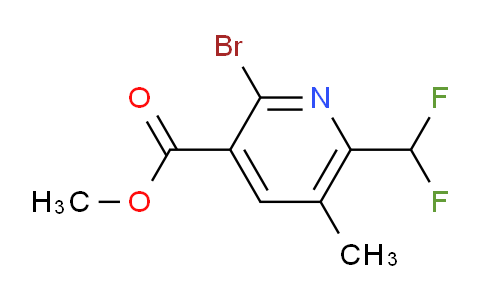 AM122108 | 1806915-88-7 | Methyl 2-bromo-6-(difluoromethyl)-5-methylpyridine-3-carboxylate