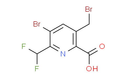 AM122109 | 1805391-78-9 | 3-Bromo-5-(bromomethyl)-2-(difluoromethyl)pyridine-6-carboxylic acid