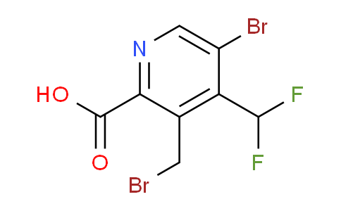 AM122110 | 1805256-46-5 | 5-Bromo-3-(bromomethyl)-4-(difluoromethyl)pyridine-2-carboxylic acid