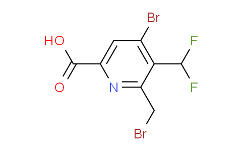 AM122112 | 1805954-23-7 | 4-Bromo-2-(bromomethyl)-3-(difluoromethyl)pyridine-6-carboxylic acid