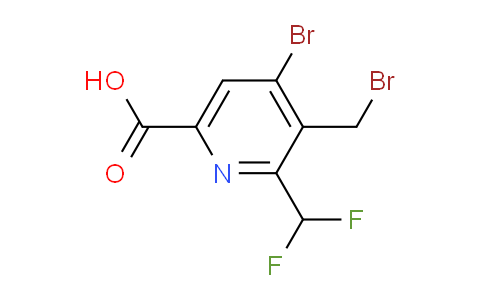 AM122118 | 1805391-90-5 | 4-Bromo-3-(bromomethyl)-2-(difluoromethyl)pyridine-6-carboxylic acid