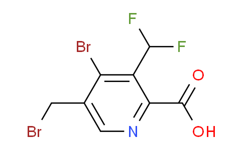 4-Bromo-5-(bromomethyl)-3-(difluoromethyl)pyridine-2-carboxylic acid