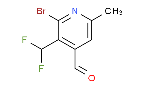 2-Bromo-3-(difluoromethyl)-6-methylpyridine-4-carboxaldehyde