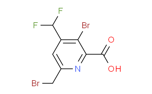 AM122125 | 1805954-37-3 | 3-Bromo-6-(bromomethyl)-4-(difluoromethyl)pyridine-2-carboxylic acid