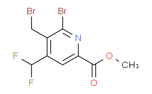 Methyl 2-bromo-3-(bromomethyl)-4-(difluoromethyl)pyridine-6-carboxylate