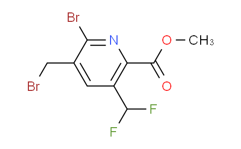 AM122128 | 1805257-27-5 | Methyl 2-bromo-3-(bromomethyl)-5-(difluoromethyl)pyridine-6-carboxylate