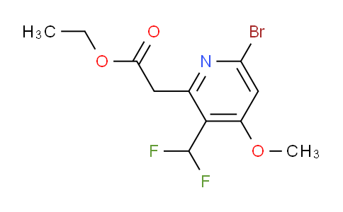 AM122136 | 1805932-84-6 | Ethyl 6-bromo-3-(difluoromethyl)-4-methoxypyridine-2-acetate