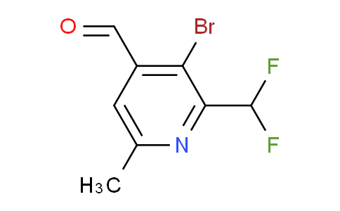 AM122143 | 1805433-88-8 | 3-Bromo-2-(difluoromethyl)-6-methylpyridine-4-carboxaldehyde