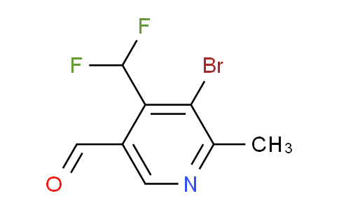 AM122144 | 1805382-84-6 | 3-Bromo-4-(difluoromethyl)-2-methylpyridine-5-carboxaldehyde