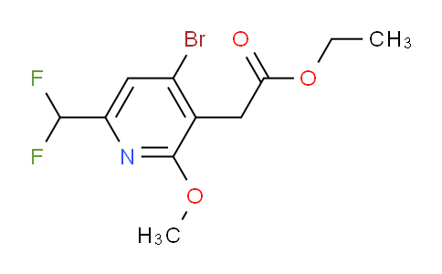 AM122161 | 1805240-57-6 | Ethyl 4-bromo-6-(difluoromethyl)-2-methoxypyridine-3-acetate