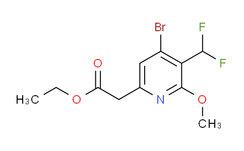 AM122164 | 1805425-34-6 | Ethyl 4-bromo-3-(difluoromethyl)-2-methoxypyridine-6-acetate