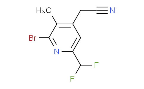 AM122165 | 1805935-18-5 | 2-Bromo-6-(difluoromethyl)-3-methylpyridine-4-acetonitrile