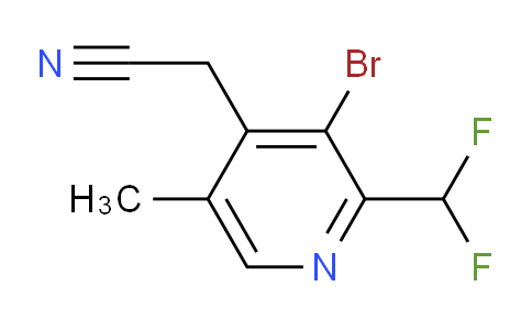 AM122172 | 1806865-55-3 | 3-Bromo-2-(difluoromethyl)-5-methylpyridine-4-acetonitrile