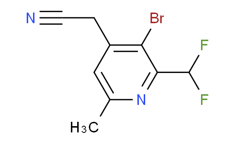 AM122173 | 1806913-57-4 | 3-Bromo-2-(difluoromethyl)-6-methylpyridine-4-acetonitrile