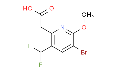 AM122177 | 1805931-91-2 | 3-Bromo-5-(difluoromethyl)-2-methoxypyridine-6-acetic acid