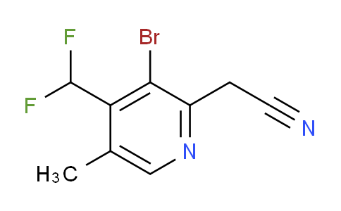 AM122178 | 1805935-29-8 | 3-Bromo-4-(difluoromethyl)-5-methylpyridine-2-acetonitrile