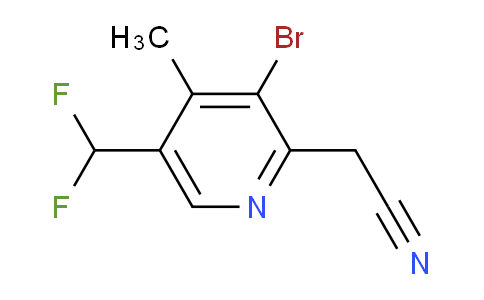 AM122182 | 1804851-24-8 | 3-Bromo-5-(difluoromethyl)-4-methylpyridine-2-acetonitrile